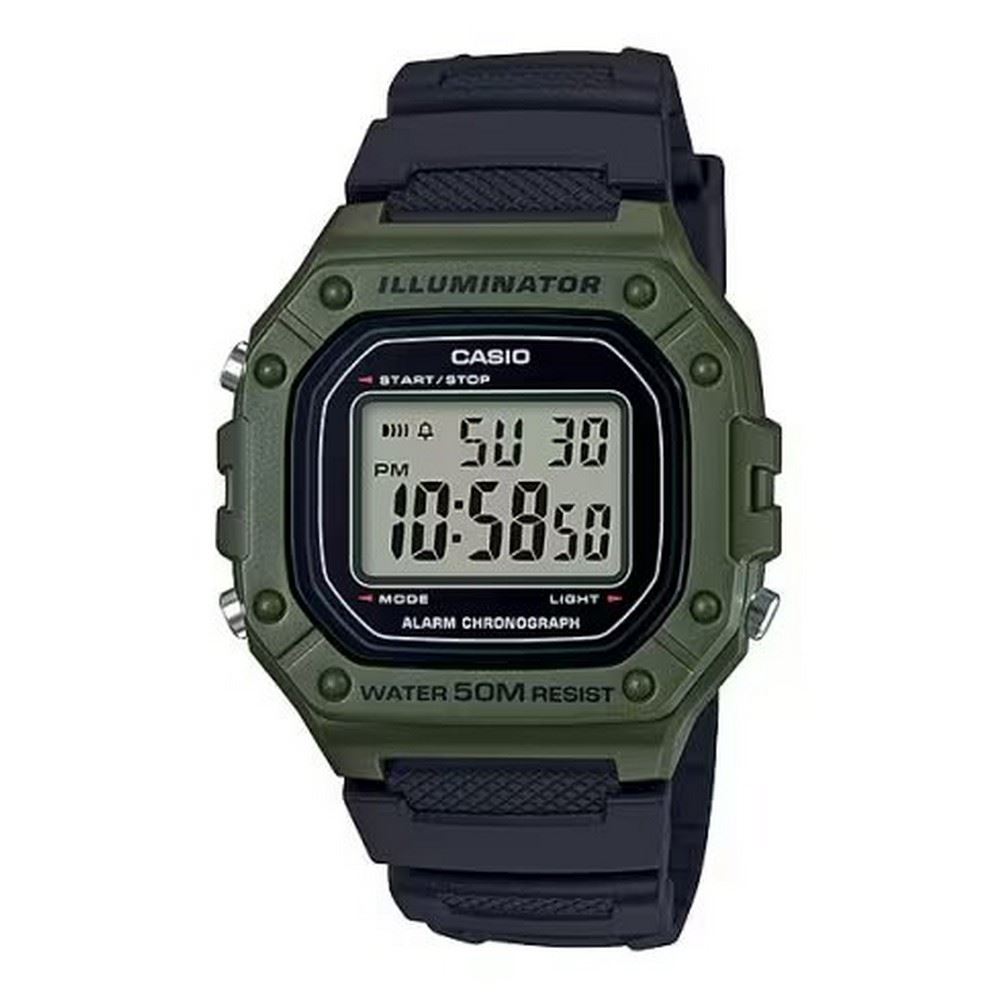 Reloj Casio Digital W-218H-3AVDF Hombre